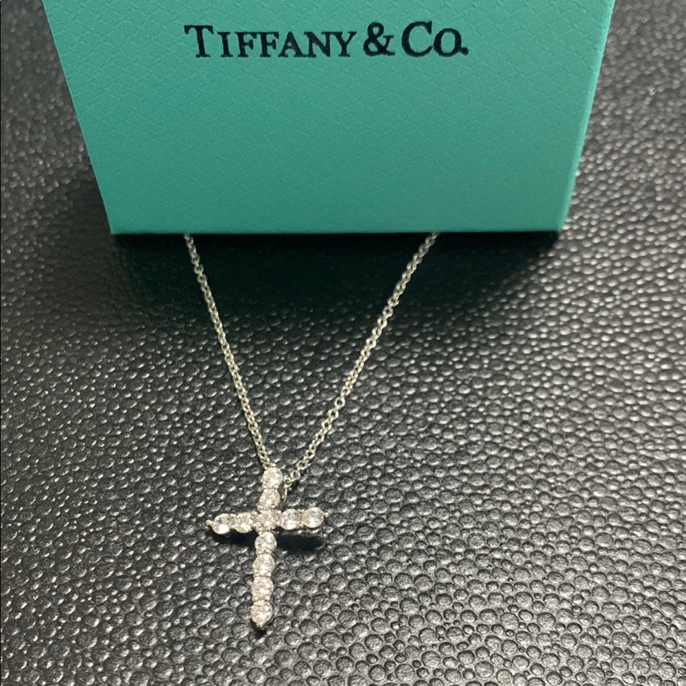 Tiffany & Co. Silver Cross Necklace